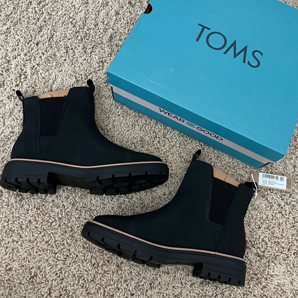 TOMS Women's Skylar Boots, Size 7.5 - Picture 2 of 7